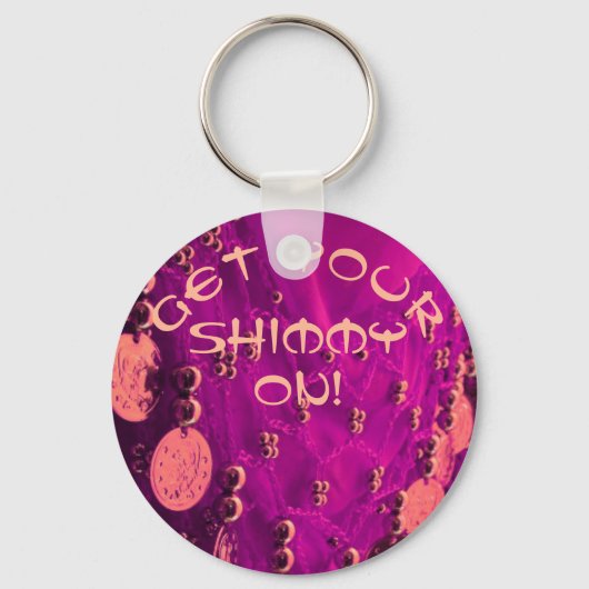 Porte-clés Foulard de danse du ventre avec pièces porte - clé (Recto)