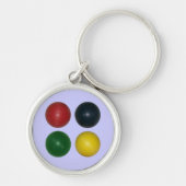 Porte-clés Four Croquet Balls (Devant)