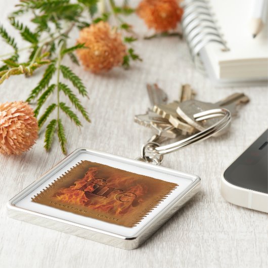 Porte-clés FOUR ELEMENTS - Fire - Keychain (Côté)
