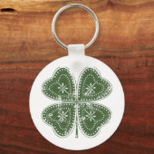 Porte-clés Four Leaf Clover St. Patrick's Day (Recto)
