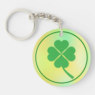 Porte-clés Four Leaf Clover St. Patrick's Day Design-87906
