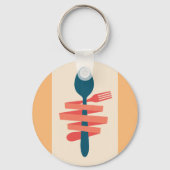 Porte-clés Fourche Et Cuillère (Recto)