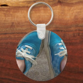 Porte-clés fourgonnettes chaussures bleu (Recto)