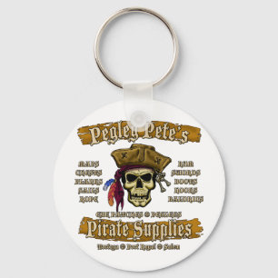 Porte-clés Fournitures de pirates de Pegleg Pete