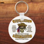 Porte-clés Fournitures de pirates de Pegleg Pete (Recto)