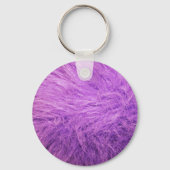 Porte-clés Fourrure Violet Lilas (Verso)