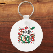 Porte-clés Fourth Grade Sleighs Funny Christmas Teacher  (Recto)