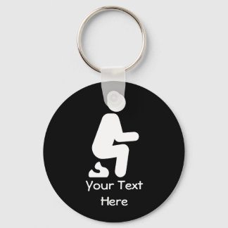 Porte-clés Foutaise de Personnaliser POOP Funny
