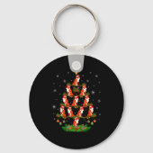 Porte-clés Fox Christmas Tree Funny Xmas Lover (Recto)