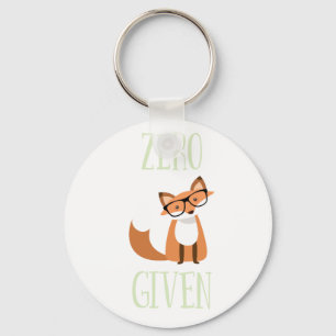 Porte-clés Fox drôle zéro d'animal donné par Fox