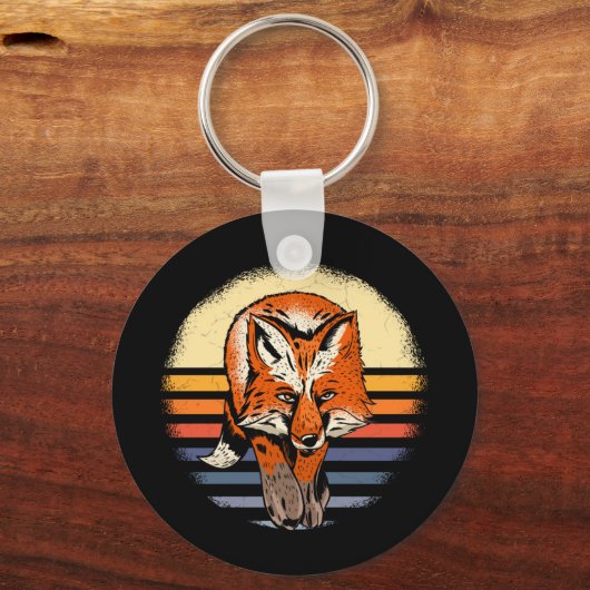 Porte-clés Fox Retro (Recto)