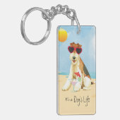 Porte-clés Fox Terrier de fil d'été (Devant gauche)