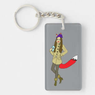 Porte-clés Foxgirl