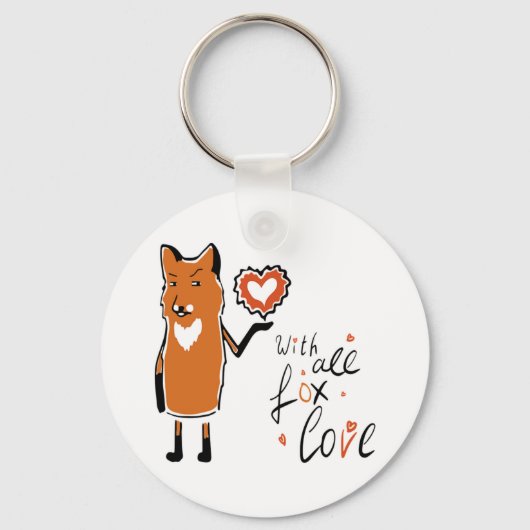 Porte-clés Foxy Love (Recto)