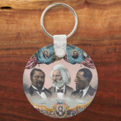 Porte-clés Fr3d3rick Bailey Douglass avec Black Abolitionnist (Verso)