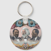 Porte-clés Fr3d3rick Bailey Douglass avec Black Abolitionnist (Verso)