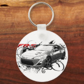 Porte-clés FR-S en tourbillons (Recto)