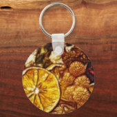Porte-clés Fractale d'oranges de pot-pourri (Recto)