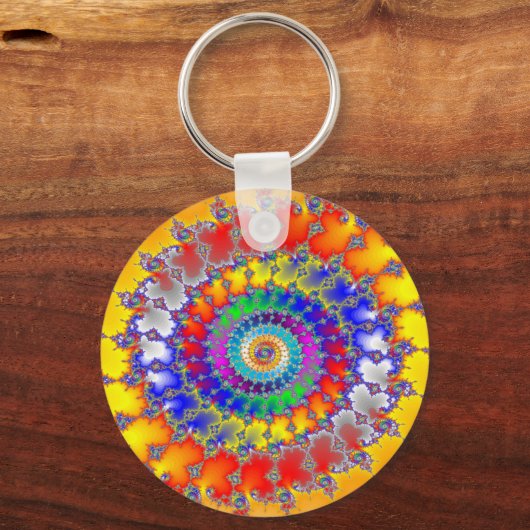 Porte-clés Fractale psychédélique (Verso)