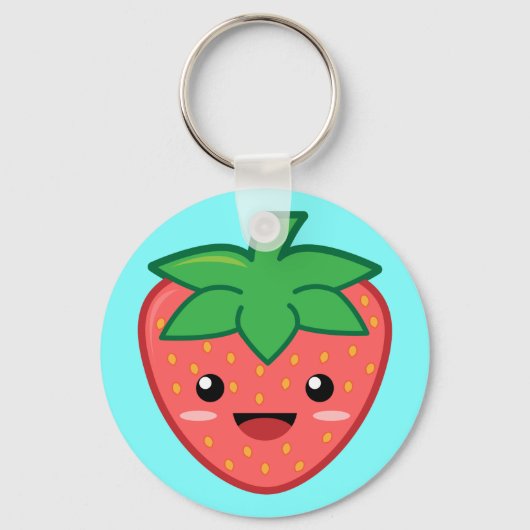 Porte-clés Fraise (Recto)