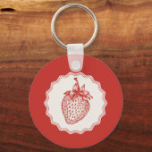 Porte-clés Fraise (Recto)