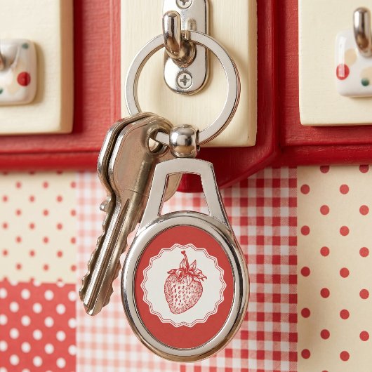 Porte-clés Fraise