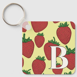Porte-clés fraise