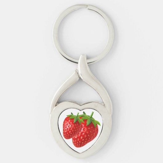 Porte-clés Fraise (Devant)