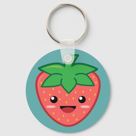 Porte-clés Fraise (Recto)