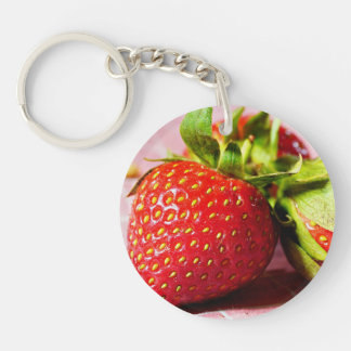 Porte-clés fraise