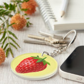 Porte-clés Fraise (Devant droit)