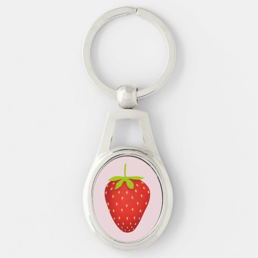 Porte-clés Fraise (Devant)