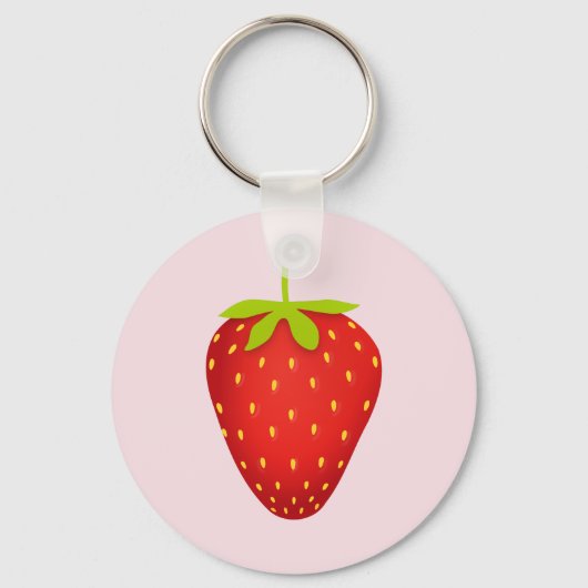 Porte-clés Fraise (Recto)