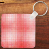 Porte-clés Fraise et ruban à mesurer avec citation (Verso)