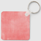Porte-clés Fraise et ruban à mesurer avec citation (Dos)