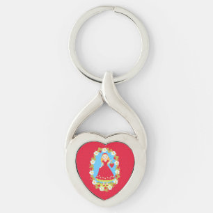 Porte-clés Fraise Fête d'anniversaire fille