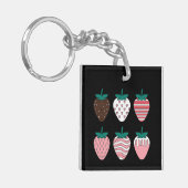 Porte-clés Fraise fraises Fruit Lover Farmers Jardin (Devant gauche)