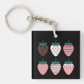 Porte-clés Fraise fraises Fruit Lover Farmers Jardin (Devant)