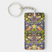 Porte-clés Fraise Thief Oiseaux William Morris (Devant)