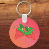 Porte-clés Fraises (Recto)