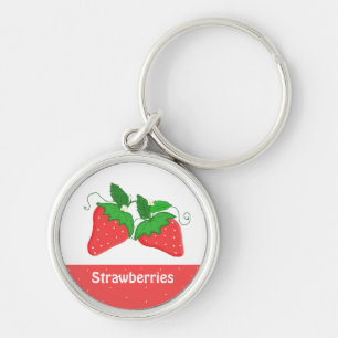 Porte-clés Fraises Douces