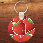 Porte-clés Fraises funky (Recto)