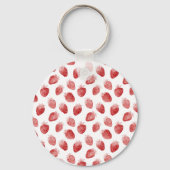 Porte-clés Fraises rouges Fruit   (Verso)