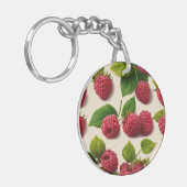 Porte-clés Framboise à feuilles (Devant gauche)
