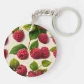 Porte-clés Framboise à feuilles (Dos)