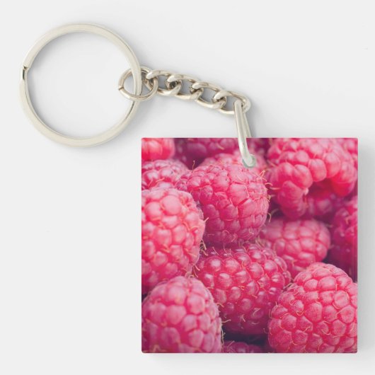 Porte-clés Framboises fraîches (Devant)