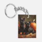 Porte-clés Français Chien Chien Chien Chien Chien Puppy Autom (Devant gauche)