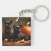 Porte-clés Français Chien Chien Chien Chien Chien Puppy Autom (Dos)