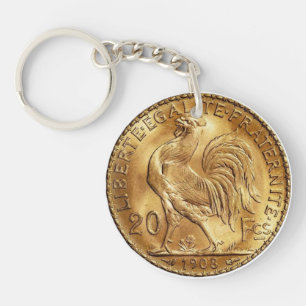 Porte-clés Français Marianne Rooster