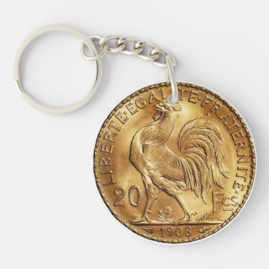 Porte-clés Français Marianne Rooster (Devant)